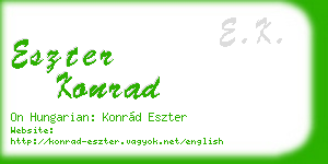 eszter konrad business card